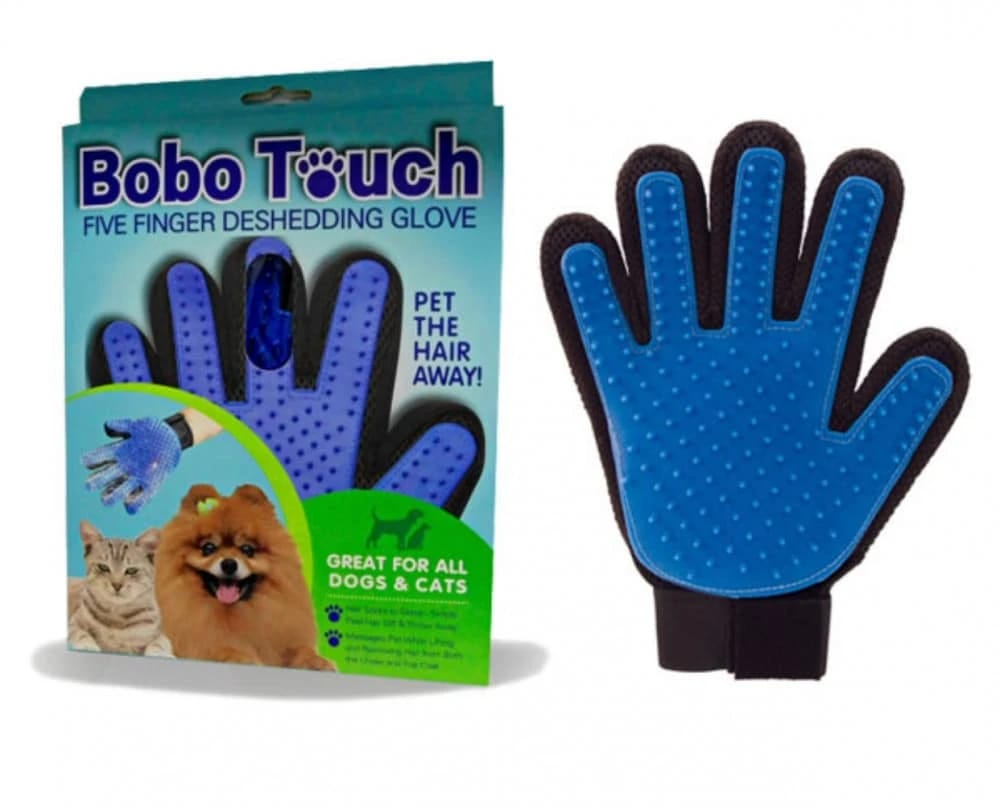 Hallet animal care glove for bathing and massage to enhance blood circulation