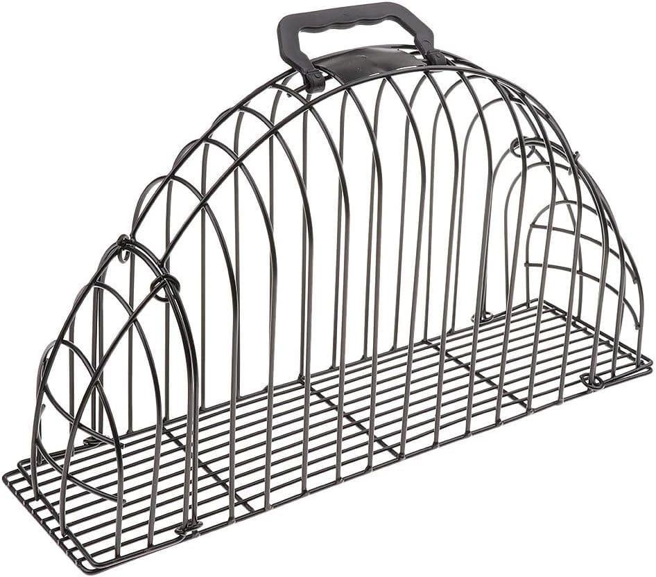 A multi -functional cage for cats is equipped with a black handle