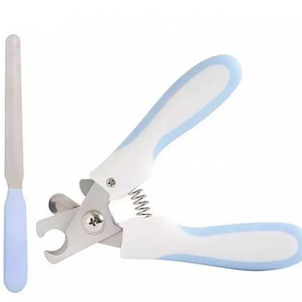 Nail scissors for dogs and cats with a safety protector to avoid excess pieces + free nail cooler