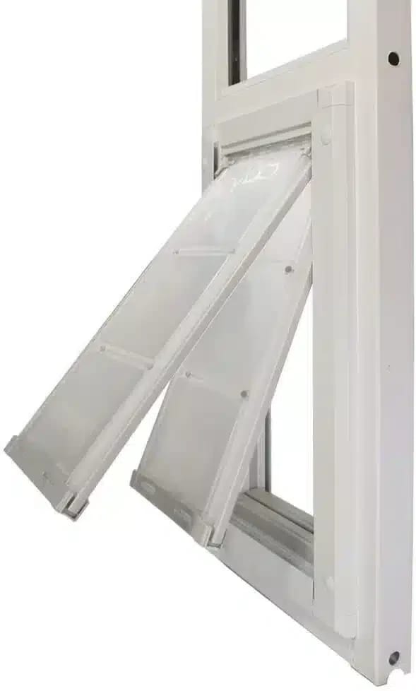 Side glass door for dogs