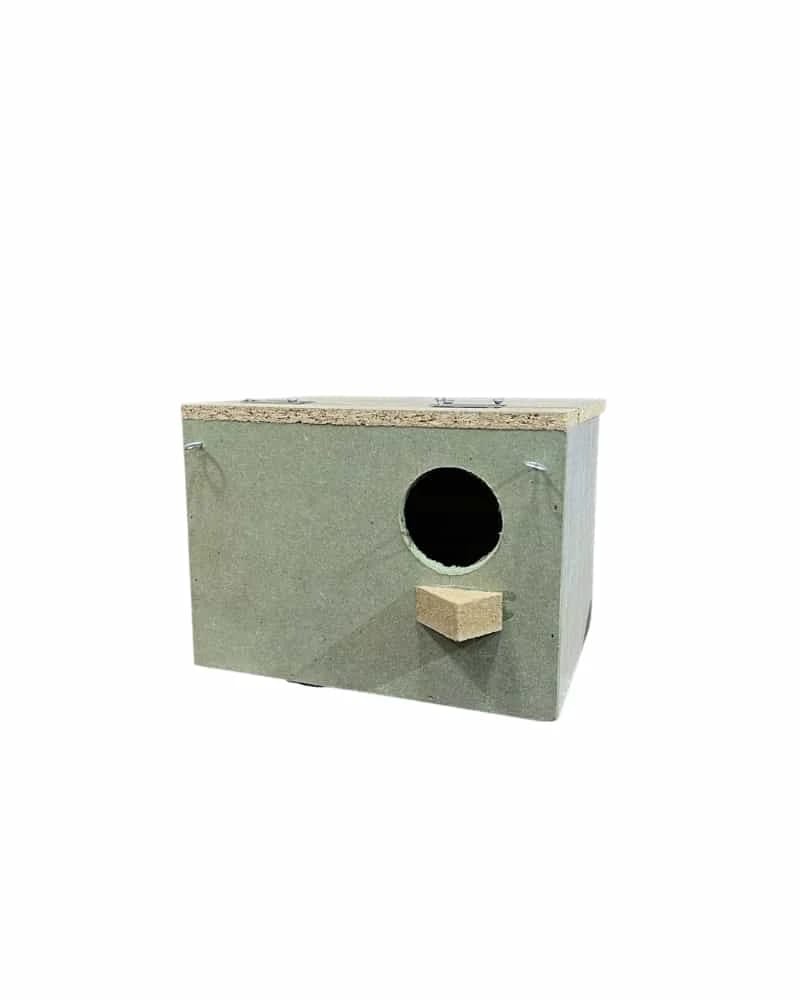 A standard box for breeding for birds, birds and canary