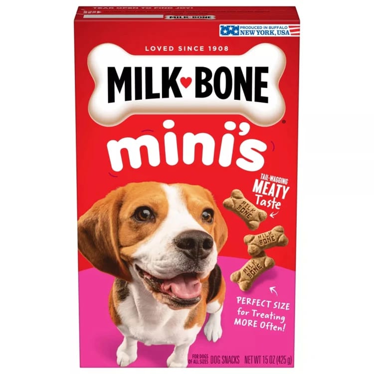 milk bone mini's with meaty taste