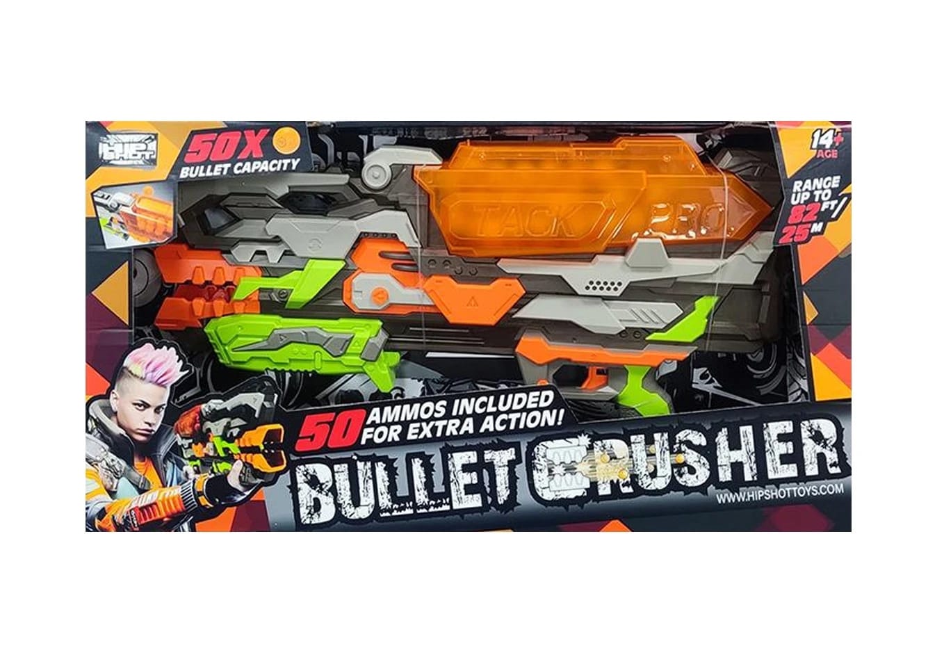 50x Bullet Crusher Soft Bullet Gun