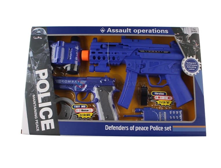 Assault Operations Police Set With Light & Sound