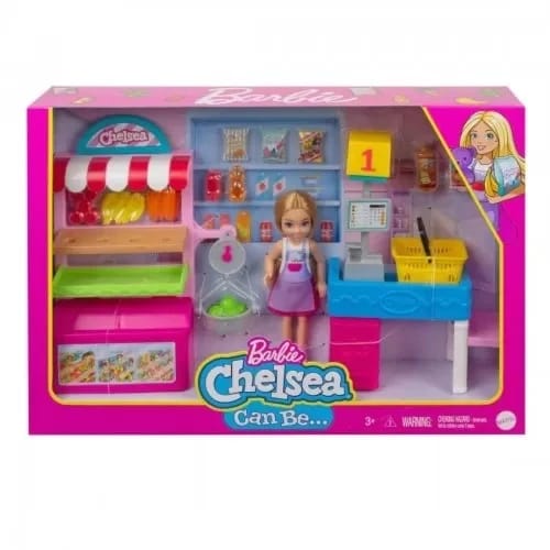 Barbie Chelsea Doll &supermarket Playset
