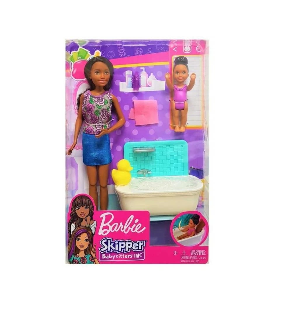 Barbie Skipper Babysitters Inc. Doll & Playset - Dark Hair