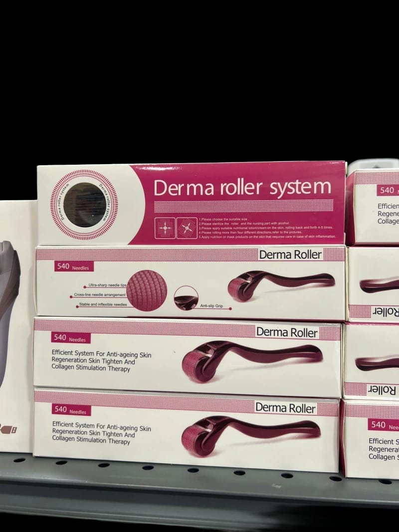 Derma Roller System for Anti-Aging and Skin Tightening