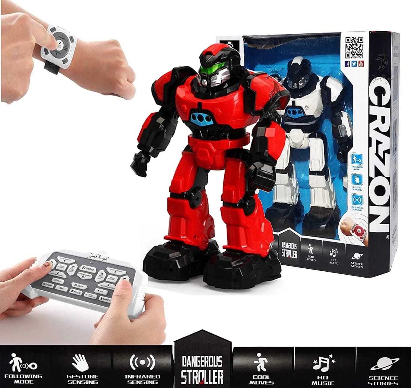 Ir Control Intelligent Following Robot