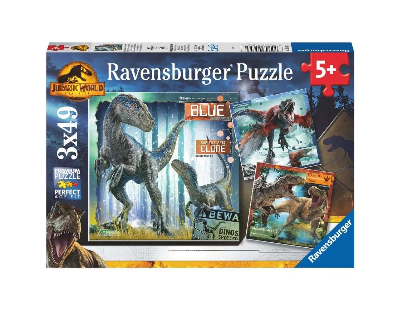 Jurassic World Dominion Puzzle 3x49 Pc