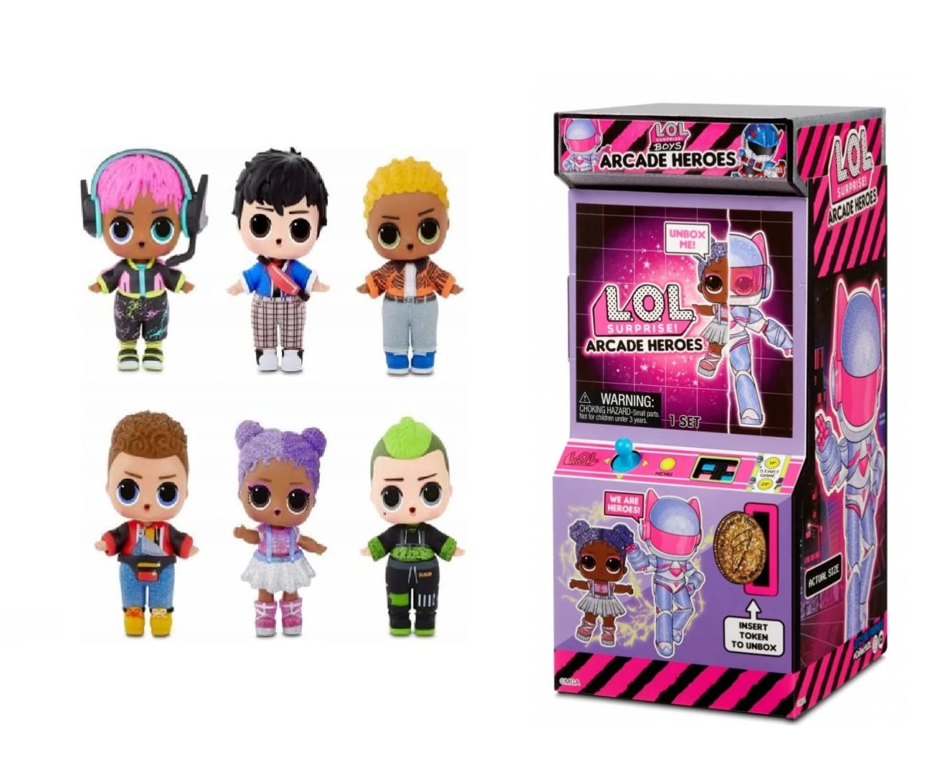 Lol Surprise Boys Arcade Heroes – Action Figure Doll With 15 Surprises