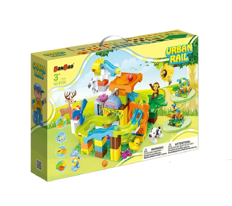 Marble Run Building Blocks Bricks Set ( 110 Pcs )