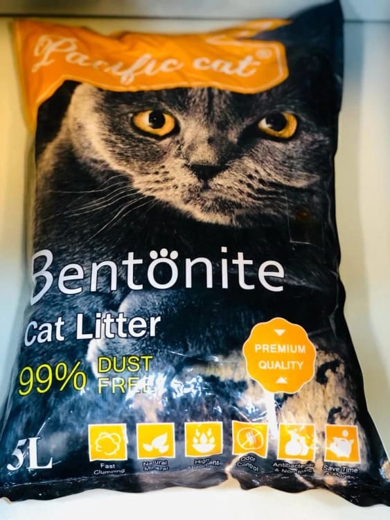 Sand Chinese cats with different 5 liters
