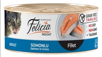 Felicia Salmon in Gravy 85g