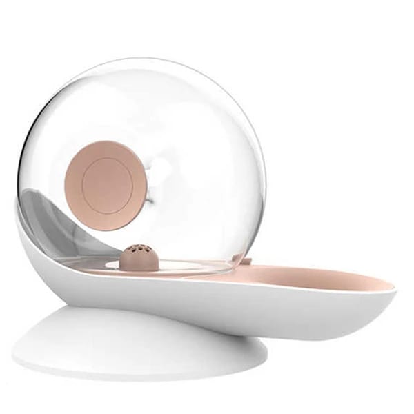 A water bowl with a filter