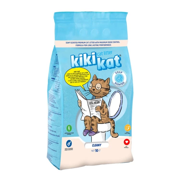 Kiki Kat Premium Cat Litter Soap Scented for Ultimate Cleanliness and Odor Control, Perfect for Cat Enthusiasts.