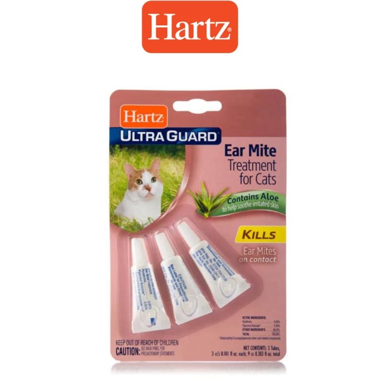 Hartz to treat the ear mites