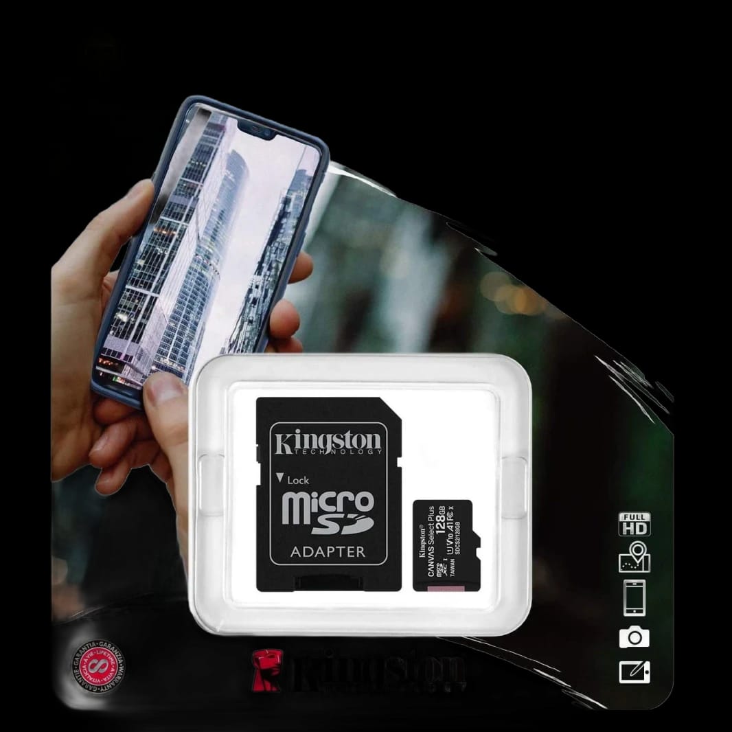 KINGSTON SDCS2/128GB CANVAS SELECT PLUS MICRO SD CARD