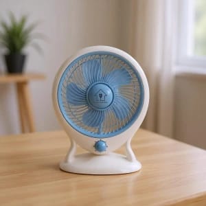 Home Electric Box Fan – 3-Speed with Timer and Quiet Operation