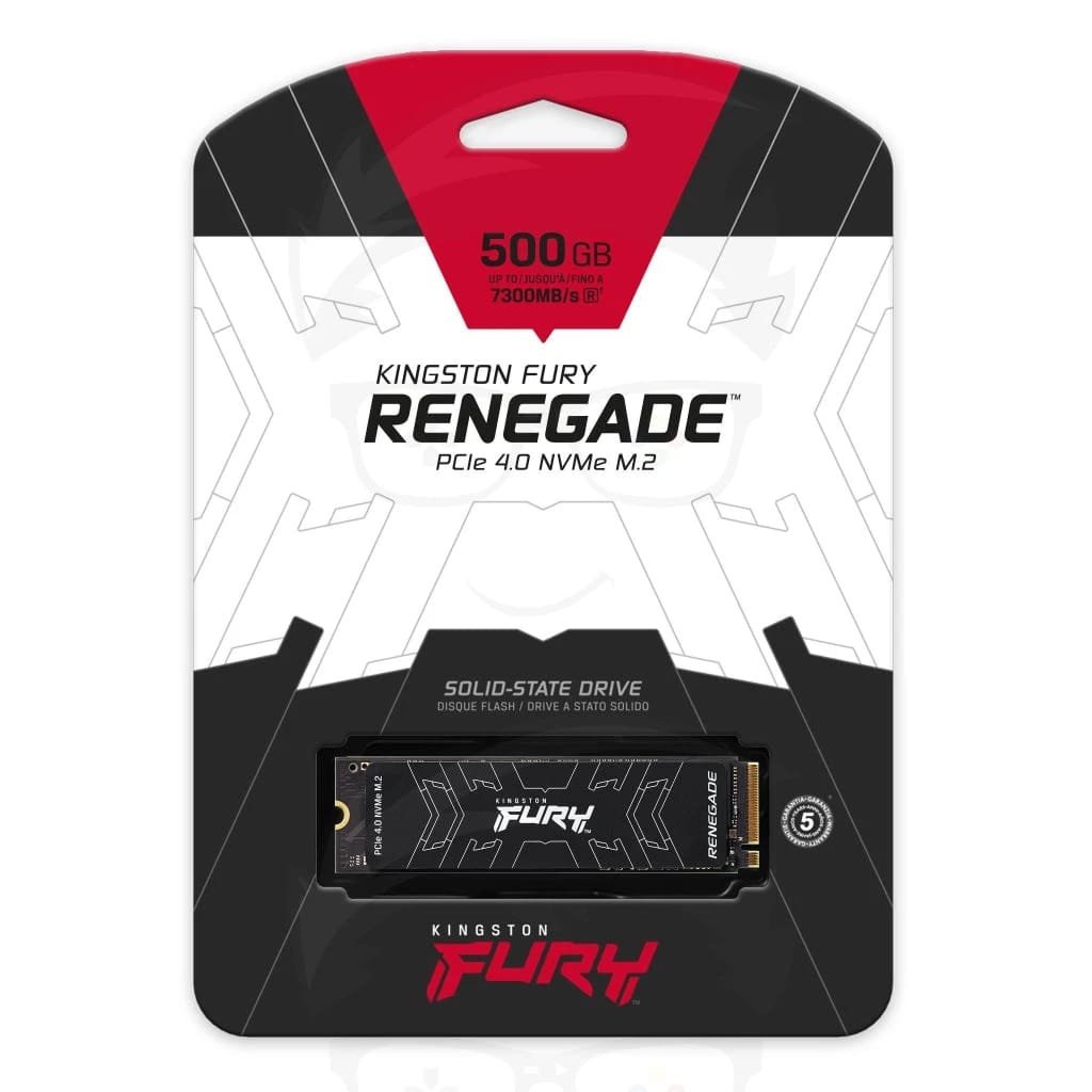 Kingston FURY Renegade 500GB PCIe 4.0 NVMe M.2 SSD