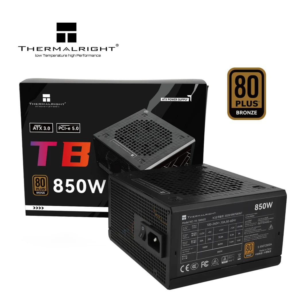 Thermalright TG850S 850W Non-Modular 80 PLUS Bronze