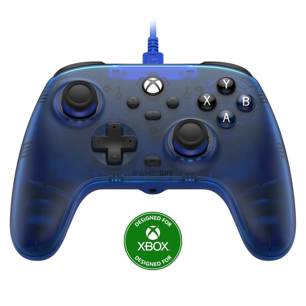 GameSir T7 Wired Controller/Gamepad Hall Effect Joysticks for Xbox Series X|S PC - Blue
