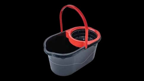 Spin Mop and Bucket System for Floor Cleaning