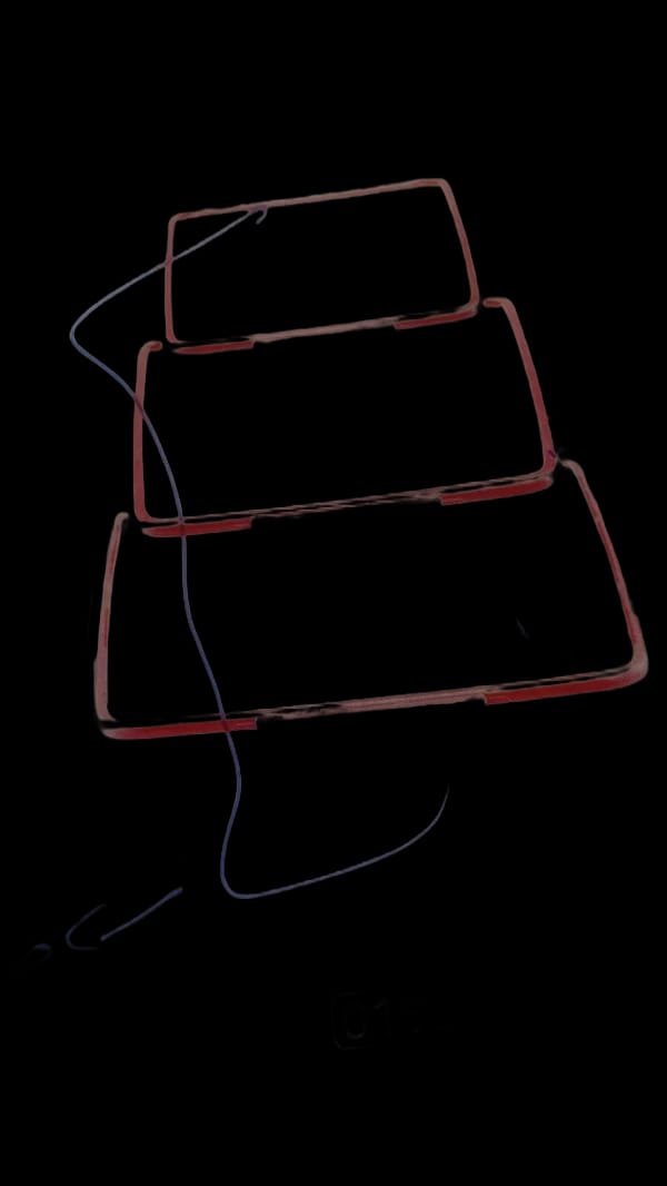 Set of 3 Rectangular Food Container Lids with Red Seals
