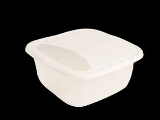 Small White Square Storage Container