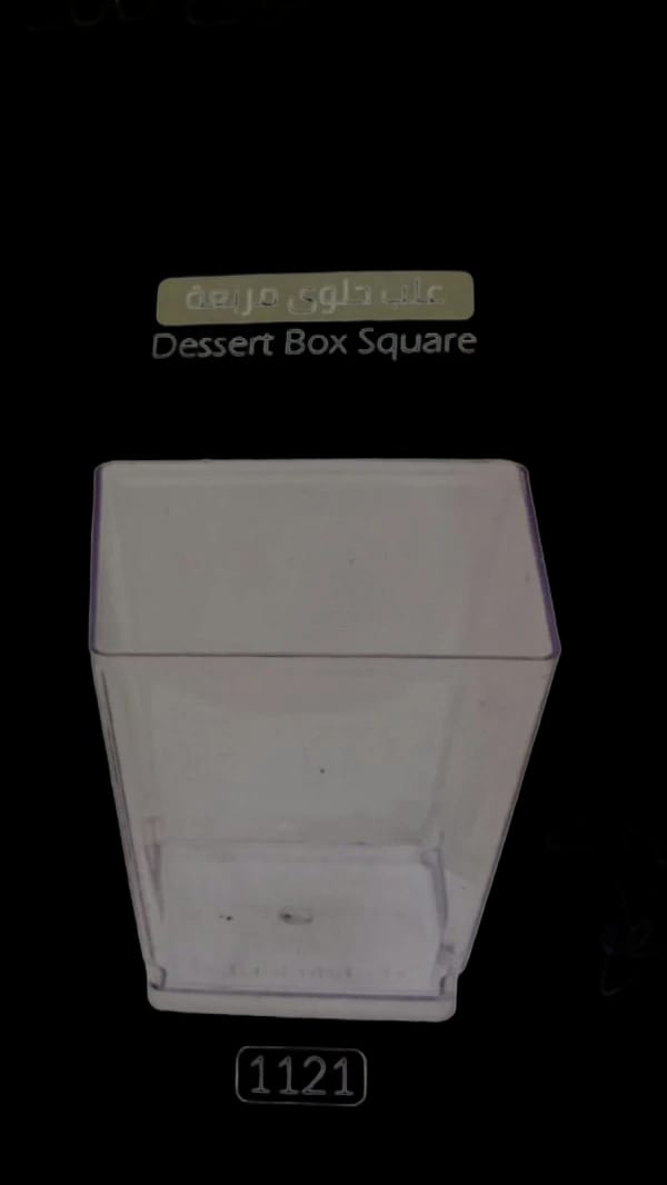 Square Clear Plastic Dessert Box