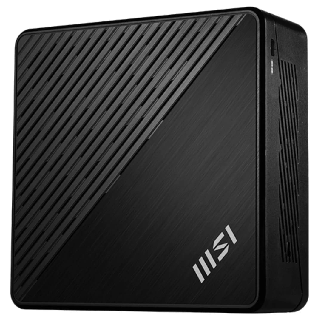 MSI Cubi N (2023) Mini PC Barebone 0.7L Intel 12Gen N100 4-Cores For Home & Business Support Matrix Display & Dual Lan