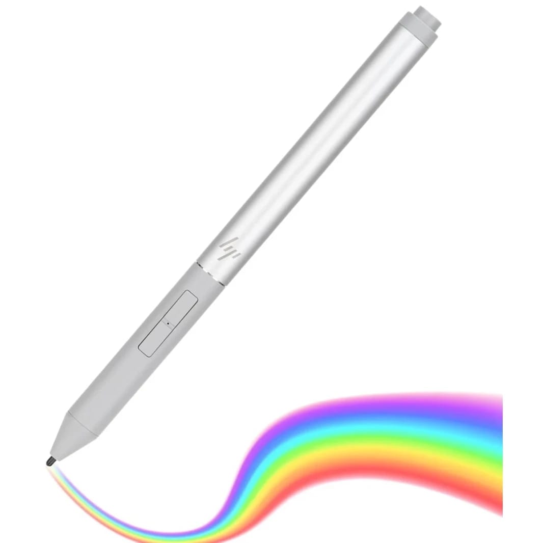 HP Rechargeable G3 Stylus Pen Active Pen Natural Silver Pressure Levels 4096 Compatible With Selected Laptops Models