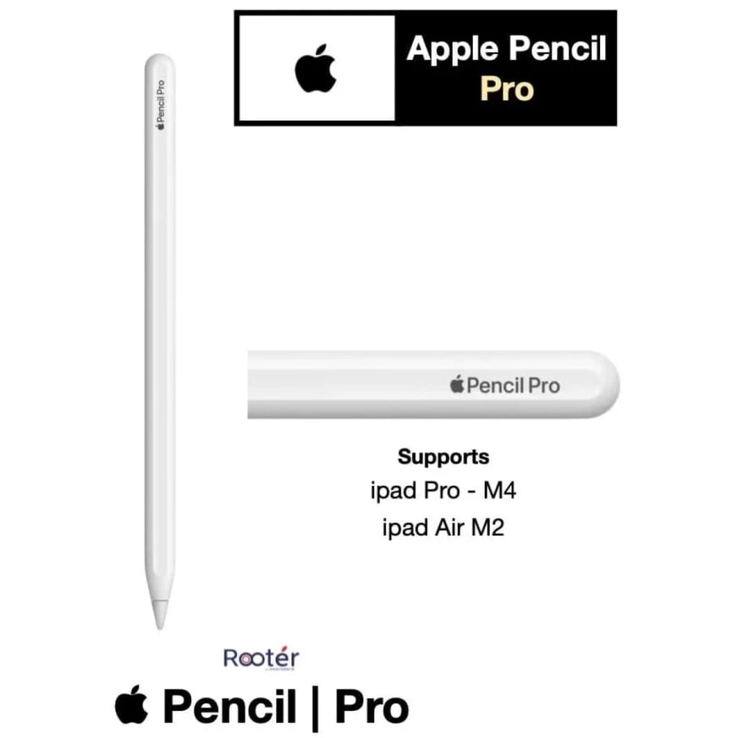 Apple NEW Pencil Pro Advanced Tools Pixel-Perfect Precision Tilt & Pressure Sensitivity & Industry-Leading Low Latency for Note-Taking, Drawing, Art. Attaches, Charges & Pairs Magnetically