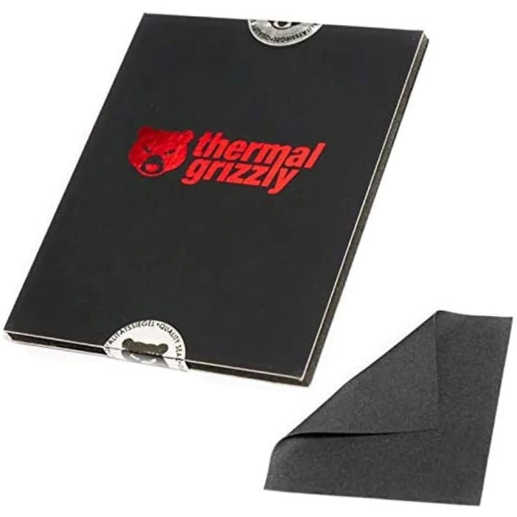 Thermal Grizzly - Carbonaut (32x32x0,2mm) for Intel Desktop CPUs - Carbon Thermal Pad for Maximum Thermal Conductivity - Reusable and Adaptable Surface CPU/GPU/PS4/PS5/Xbox