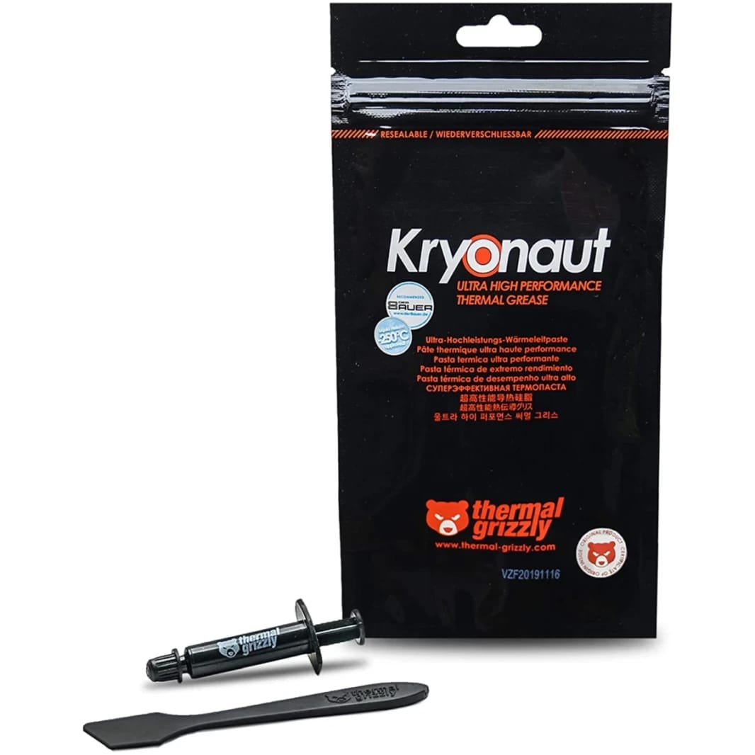 Thermal Grizzly Kryonaut High Performance Thermal Paste For Processors, Graphics Cards & Consoles -1.0 Gram