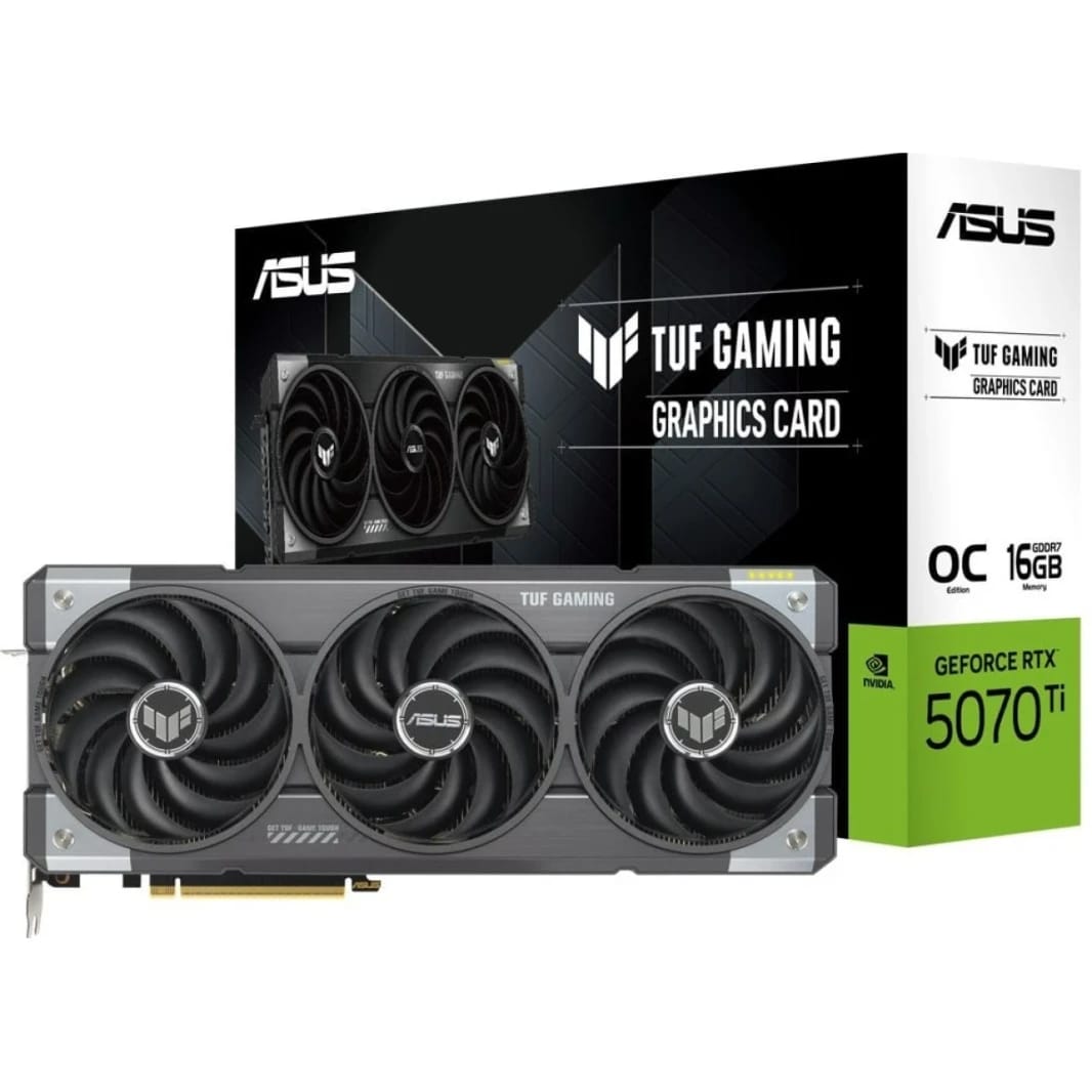ASUS TUF Gaming GeForce RTX 5070 Ti OC Edition 16GB GDDR7 PCI-Express 5.0 DLSS 4.0 Graphics Card