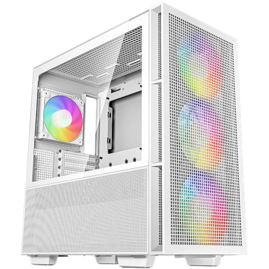 Deepcool CH560 Mid Tower High Air Flow  w/ 3x140mm + 1x120mm ARGB Fans - White