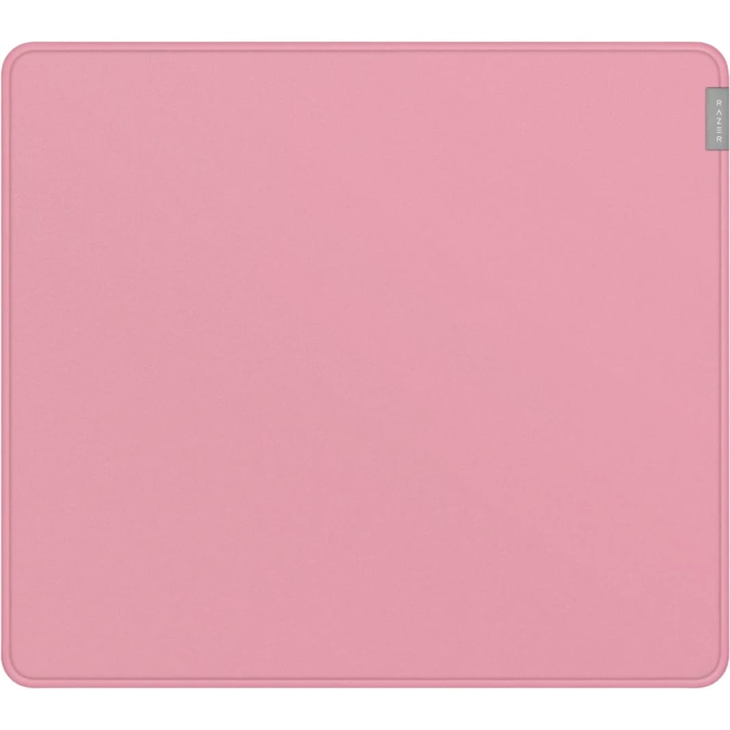 Razer Strider Hybrid Mouse Mat a Soft Base & Smooth Glide Anti-Fraying Stitched Edges -Quartz Pink