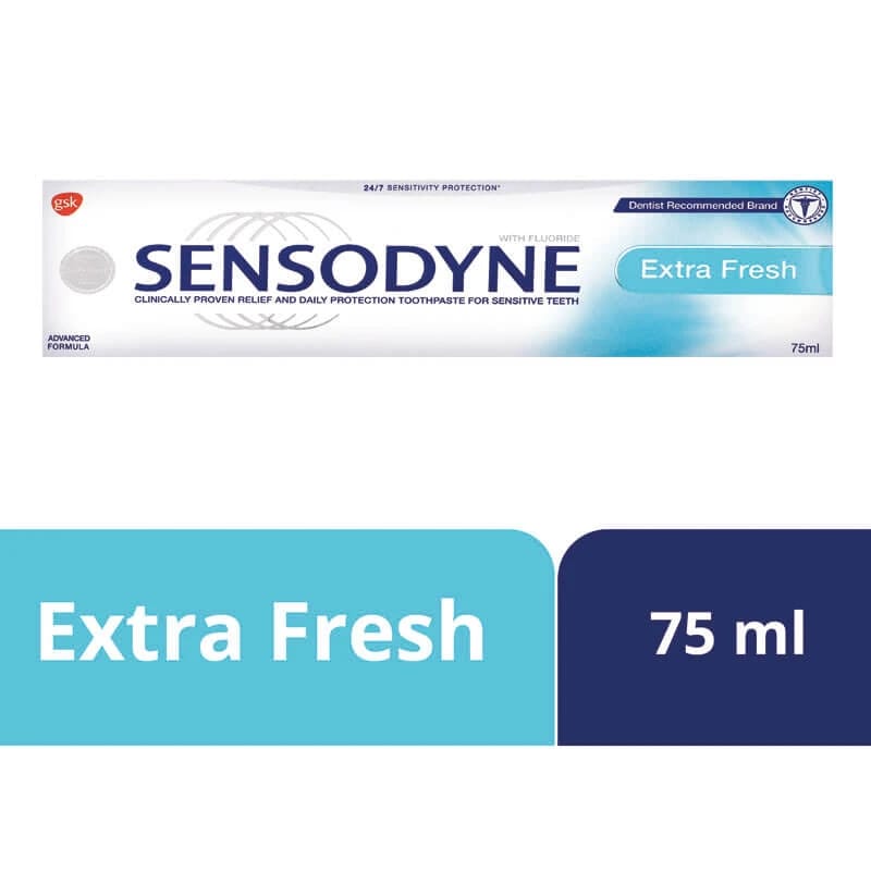 Sensodyne معجون الأسنان الطازج الإضافي للأسنان الحساسة 75 مل
