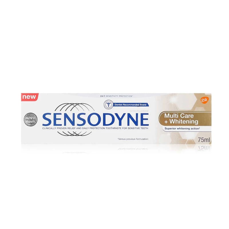 Sensodyne Multi Care Whitening Toothpaste for Sensitive Teeth 75ml