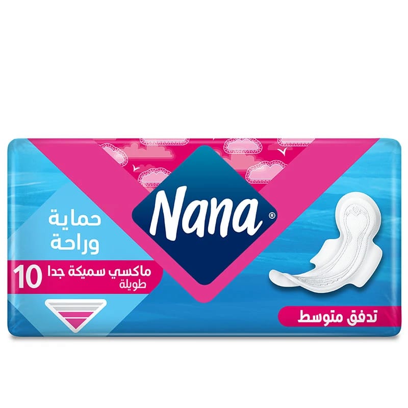 Nana Maxi Plus Normal Wings 10 Pcs
