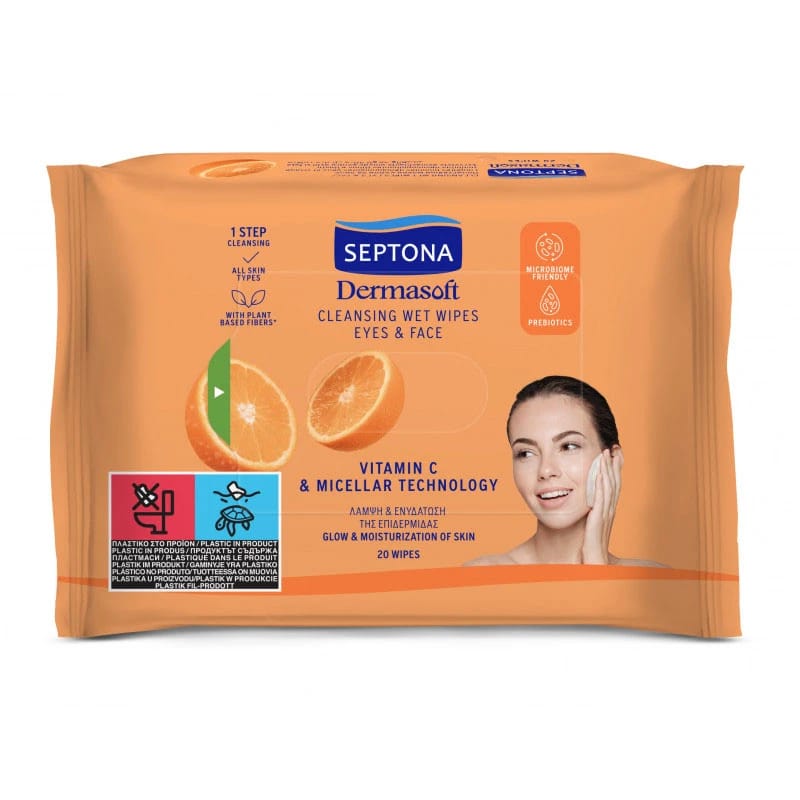 Septona Daily Clean With Micellaire & Vitamin E 20Pcs