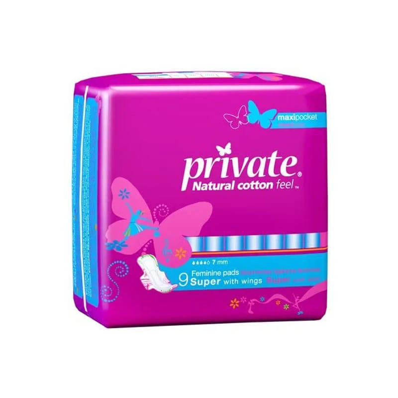Sanita Private Pocket Maxi Super Pads 9 Pcs