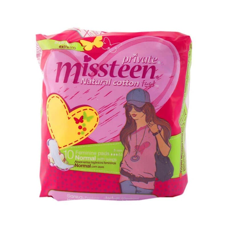 Sanita Private Missteen Feminine Pads 10Pcs