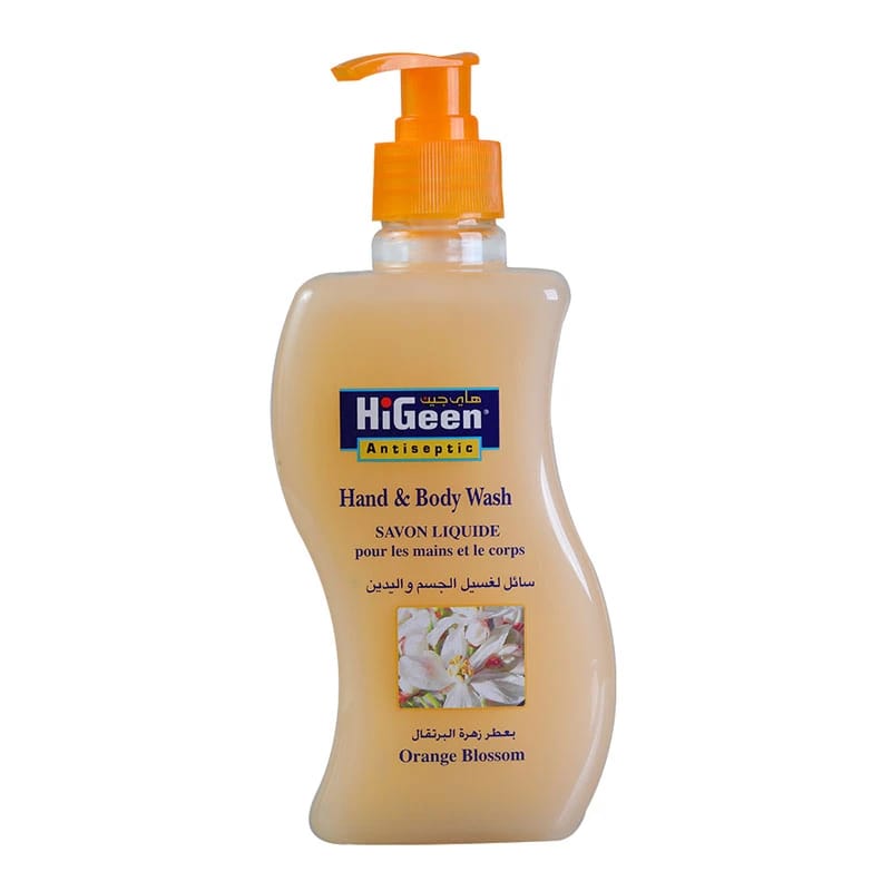 Higeen Hand & Body Wash Green Orange Blossom 500ml