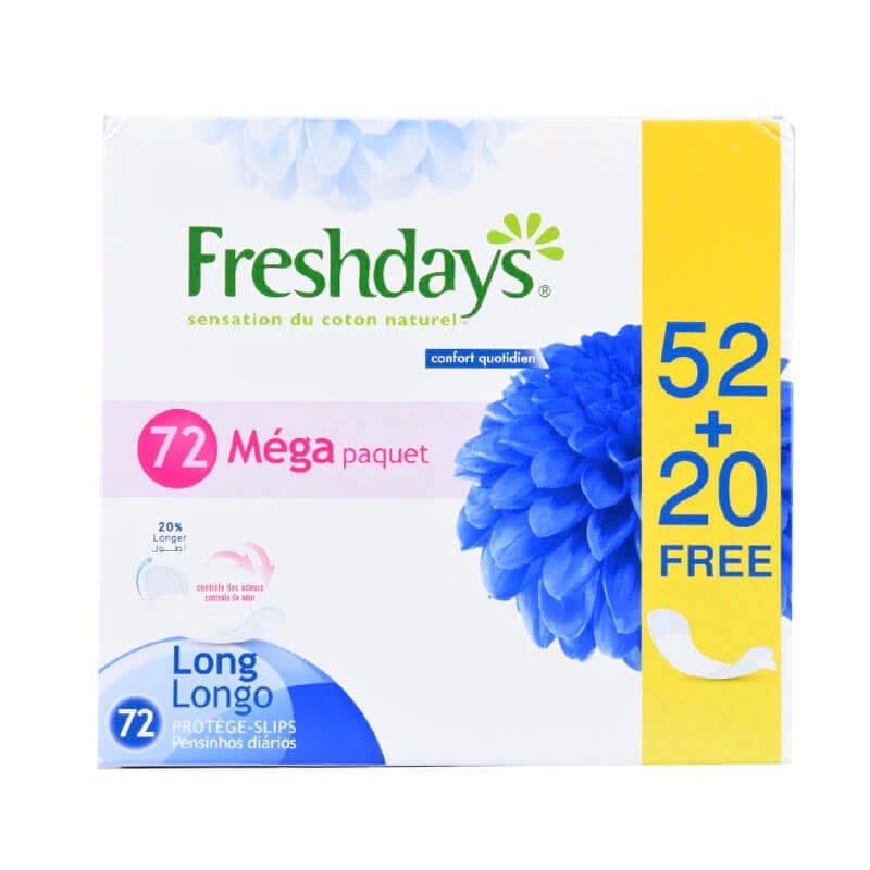 Sanita Freshdays Long Pantyliners 72Pcs