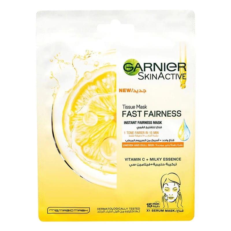 Garnier Skinactive Fast Fairness Mask With Vitamin C 28g