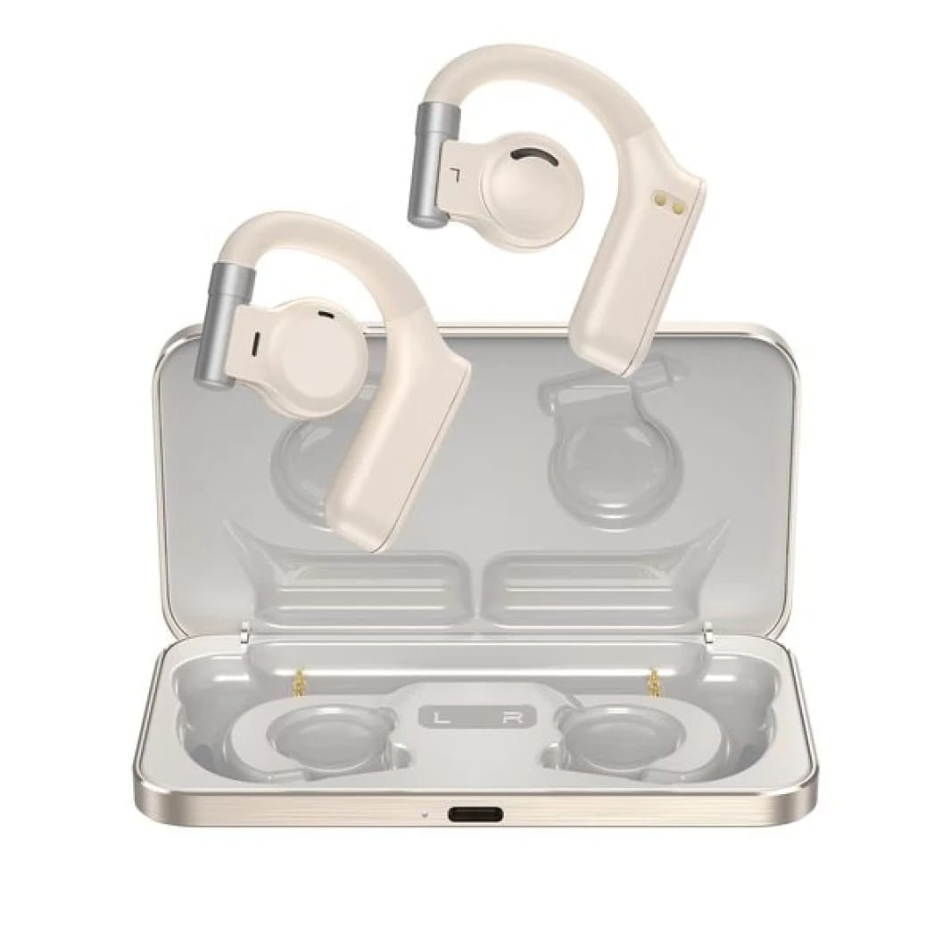 WiWU ARC T18 Clear Sound Open Wireless Bluetooth Headphone Up to 10 hours, Bluetooth range 10M - White
