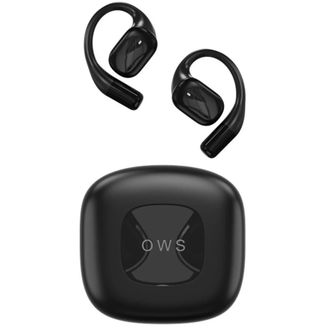 WiWU O100  Openbuds True Wireless Bluetooth Earphone Noise-Cancelling Up to 30 hours - Black