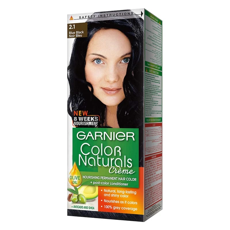 Garnier Color Naturals Hair Color, Blue Black NO. 2.1