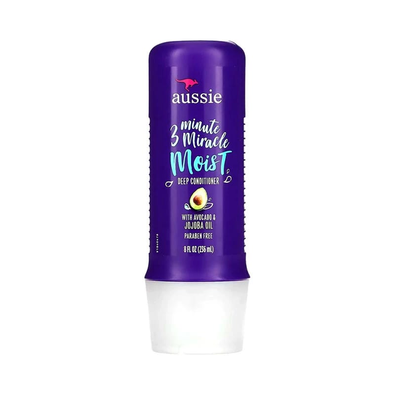 Aussie 3 Minute Miracle Moist Deef Deep مع Avocado & Jojoba Oil 263ml